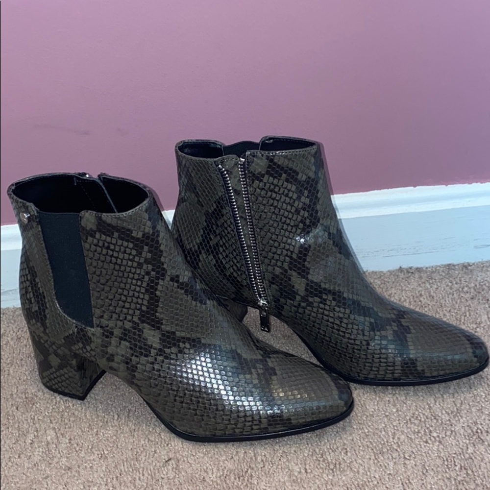 Calvin Klein Snakeskin boots